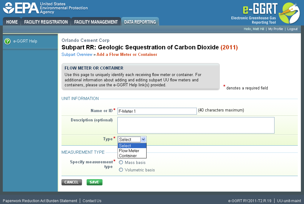 Image of Subpart RR: Geologic Sequestration of Carbon Dioxide page.